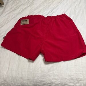 Abrand Men's Athletic Shorts in Bright Red